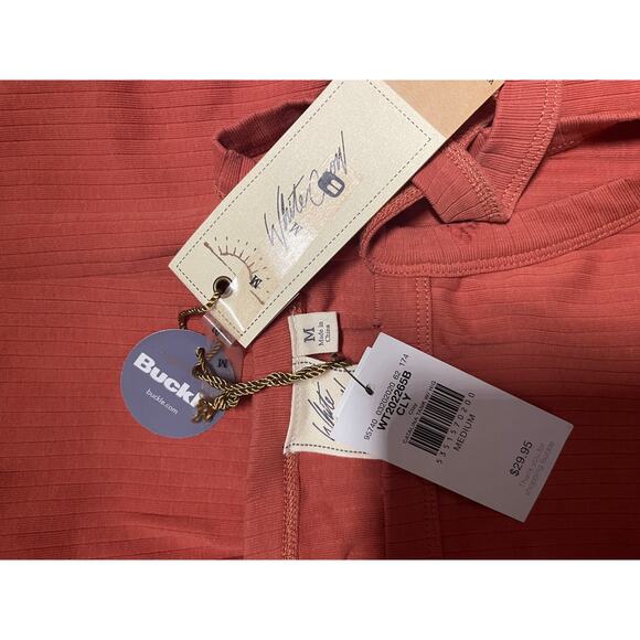 White Crow Womens Catalina Coral Distressed High Neck Tank Top NEW Size Medium - Picture 7 of 11